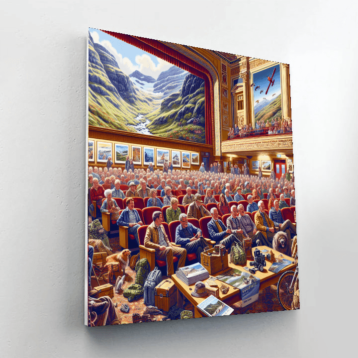 Dundee Mountain Film Festival - Scotland DIY Paint By Numbers