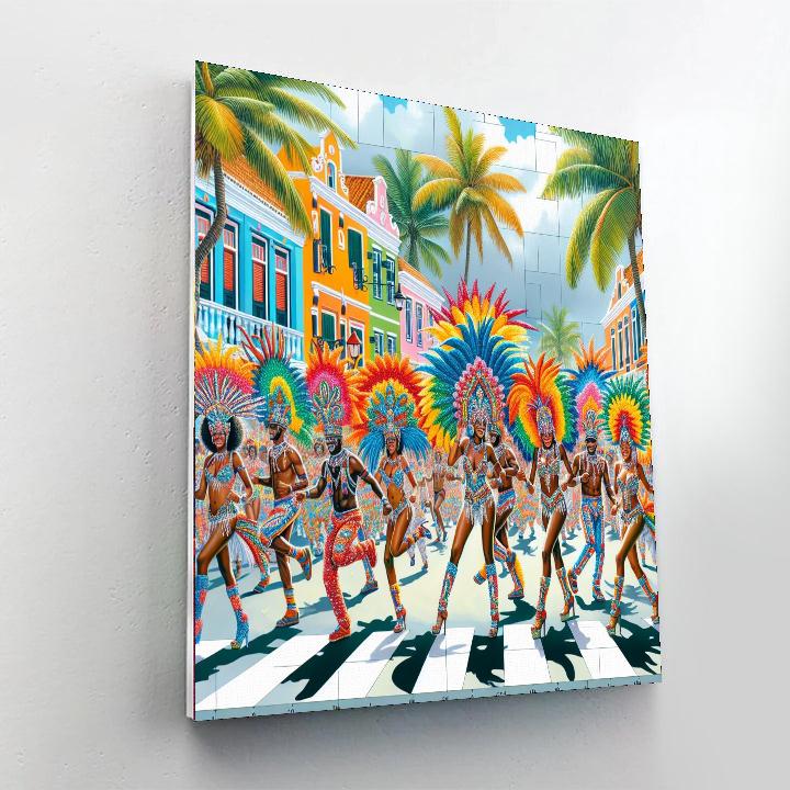 Karnaval Na Bonaire - Caribbean Netherlands Number Painting