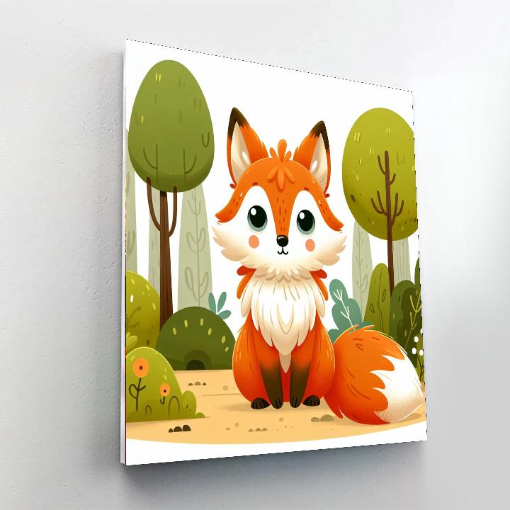 Enchanted Fox Numbered Painting Kits