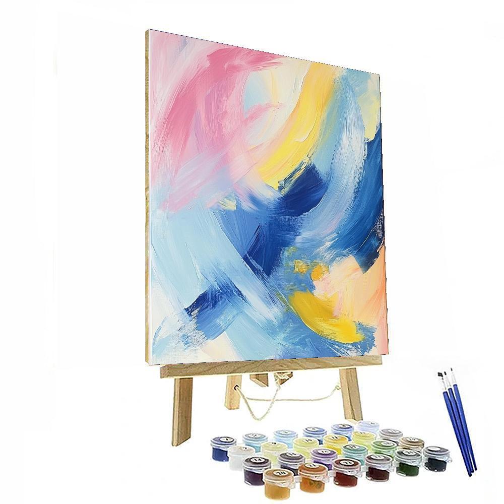 Edgar Degas Inspired Veils Of Color  Painting Number Kit