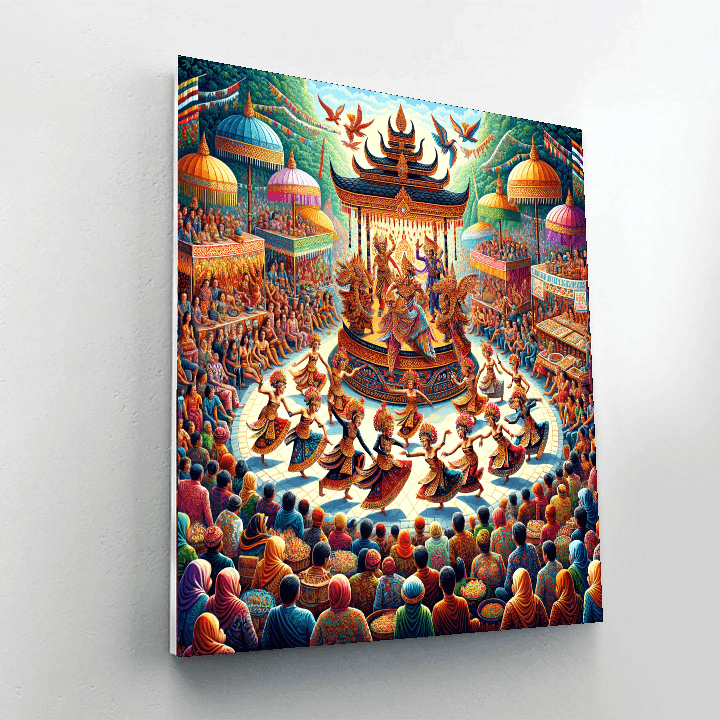 Bali Arts Festival Painting By Numbers Kit