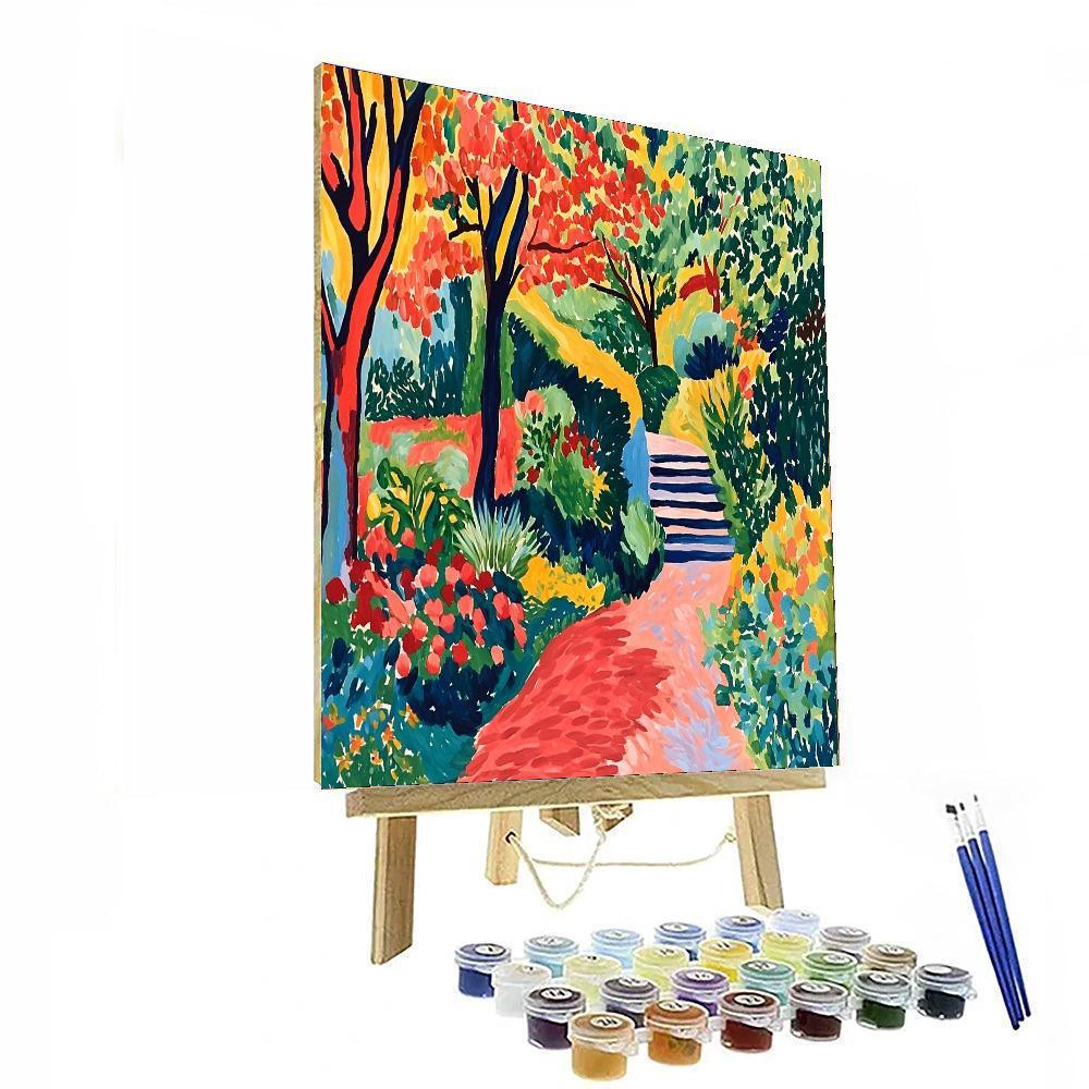 Henri Matisse Inspired Dreamlike Garden  Paint By Numbers