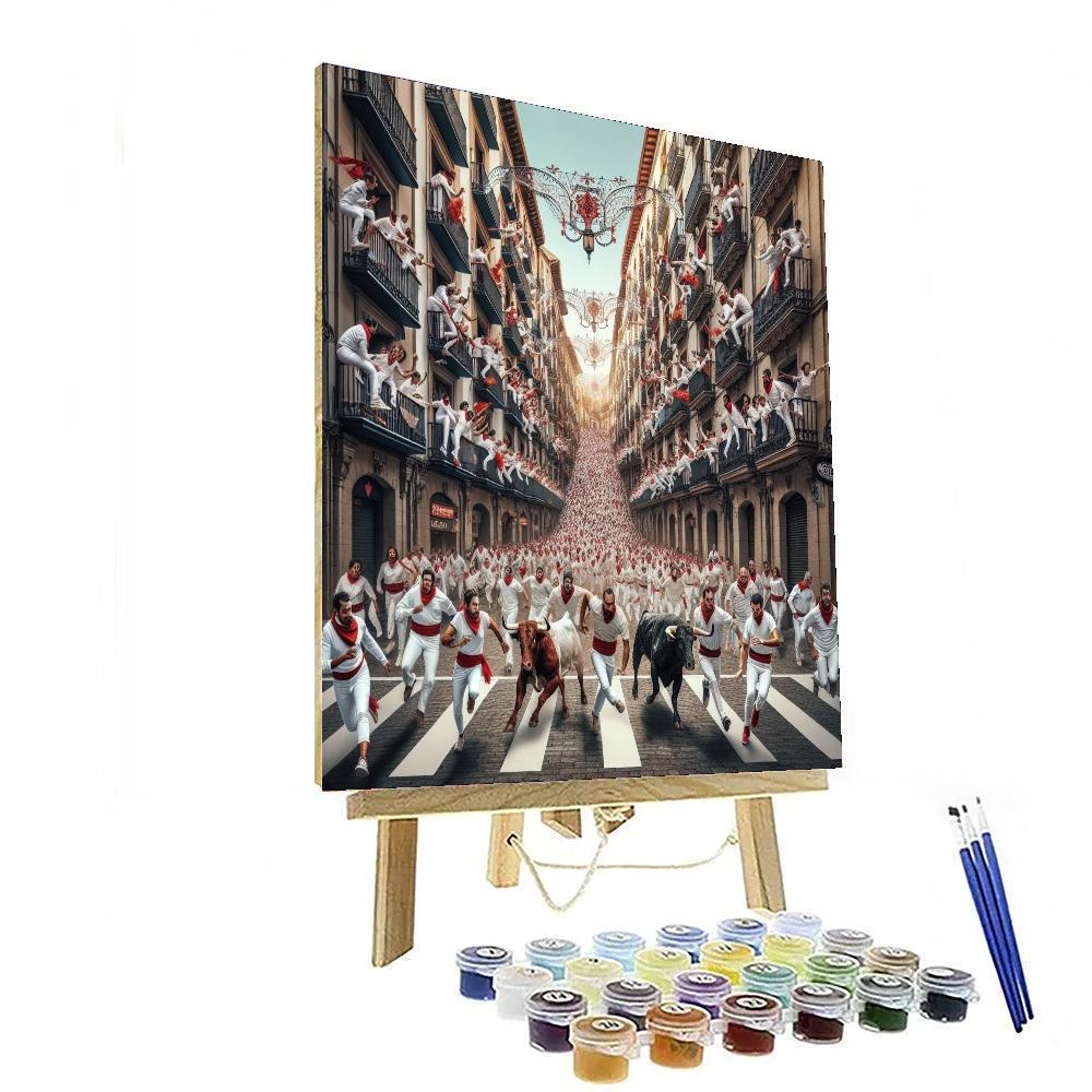 Sanfermines - Spain Painting By Numbers Kit