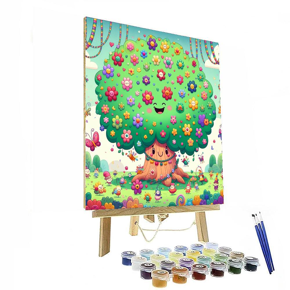 Magical Fairytale Tree Numbered Painting Kits