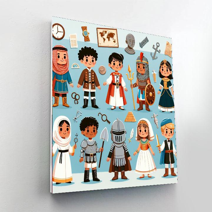 Time Traveler's Tapestry Number Painting