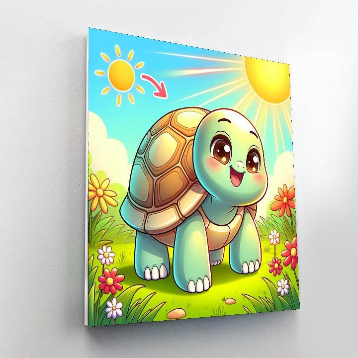 Bubbly Tortoise Paint By Numbers Kits