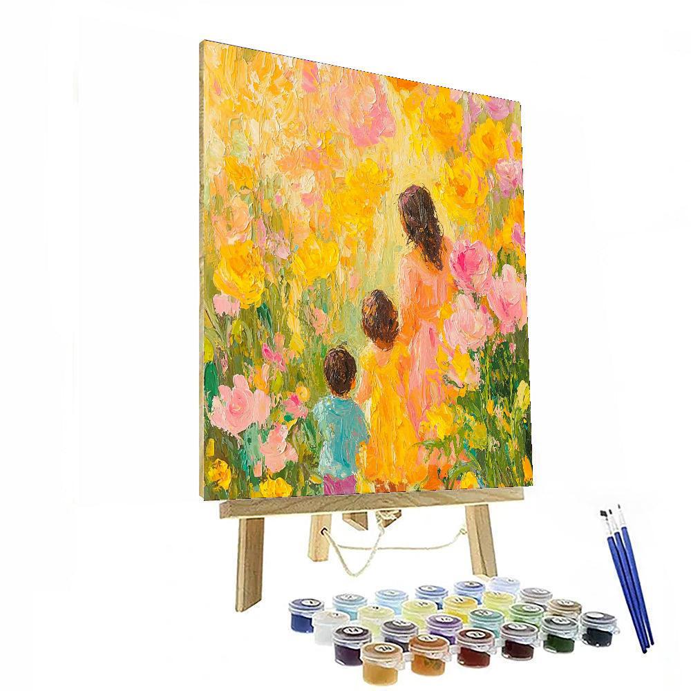 Spring's Loving Gaze DIY Paint By Numbers