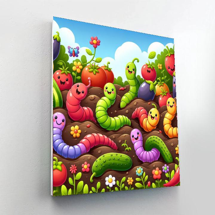 Wiggly Worm Adventures Paint By Color