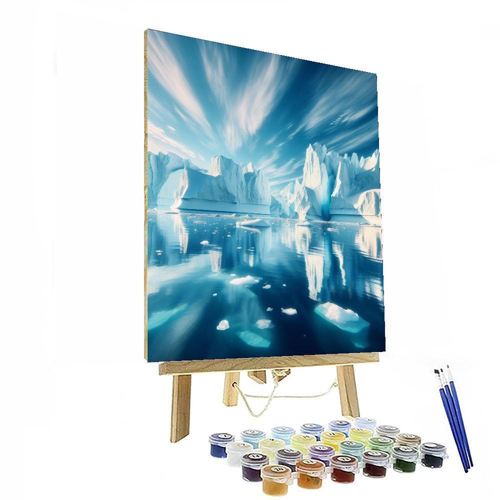 Glacial Adventure Escape Numbered Painting Kits