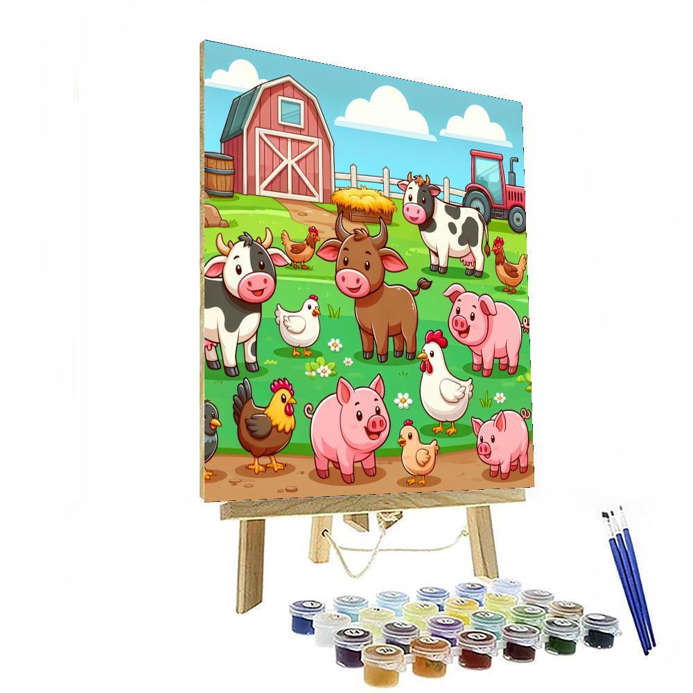 Farmyard Fun Festival Paint By Color