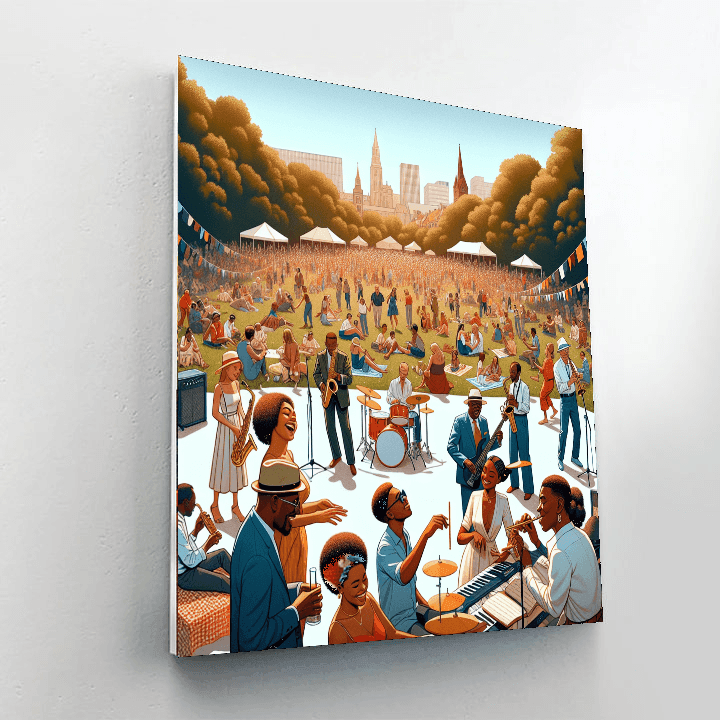 Copenhagen Jazz Festival DIY Paint By Numbers