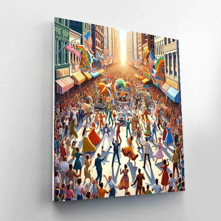 Día De La Raza - New York City Painting Number Kit