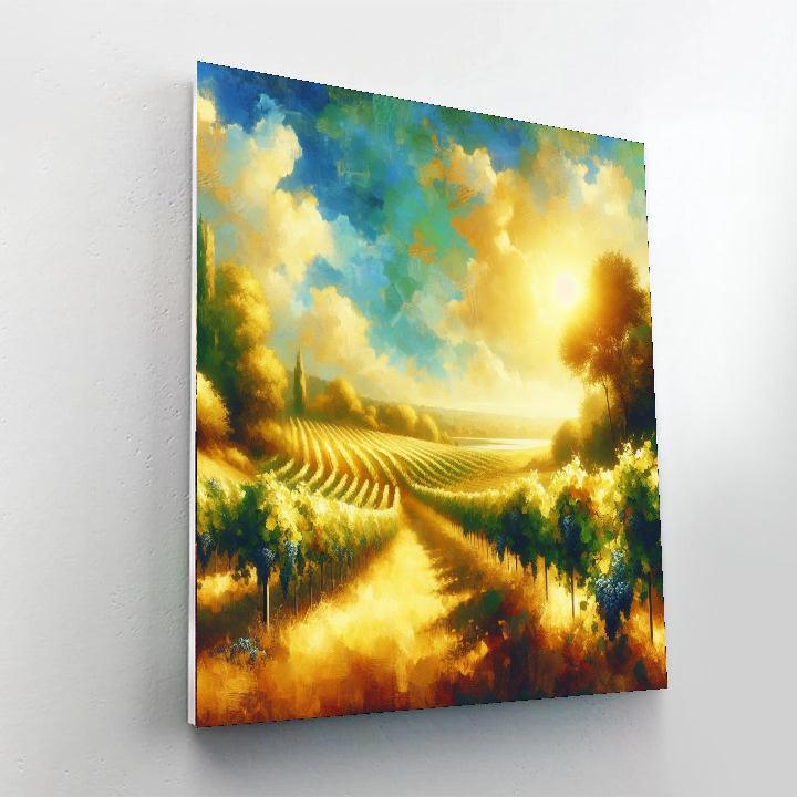 Sun-kissed Vineyard Glow Paint By Numbers
