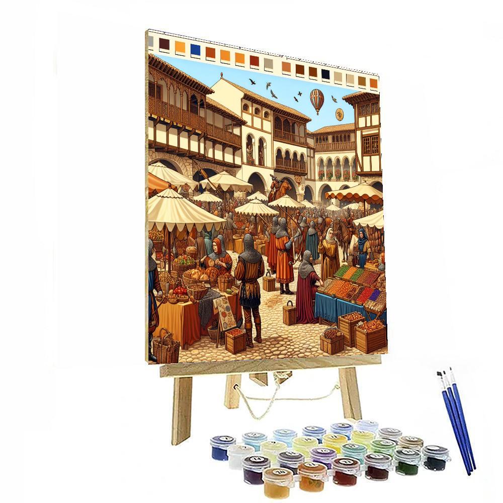 Alcalá Medieval Market - Spain Paint By Numbers