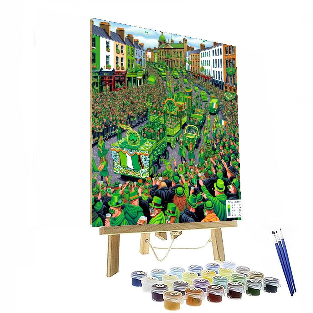 Saint Patrick's Day Parade - Ireland Paint By Numbers Kits