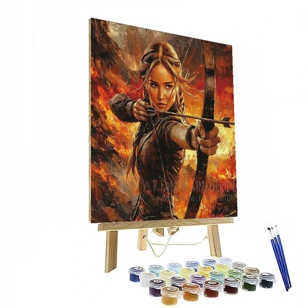 Jennifer Lawrence: The Silver Lining Starlet Numbered Painting Kits