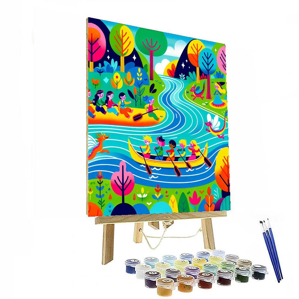 Enchanted River Adventure Paint By Numbers