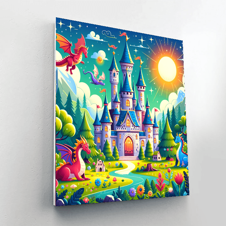 Magical Castle Escapade Numbered Painting Kits