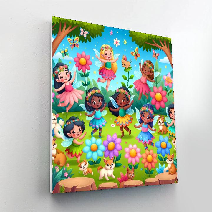 Exploring The Enchanted Garden Paint By Numbers Art