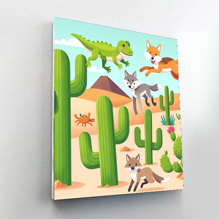 Cactus Critters Paint By Numbers Kits