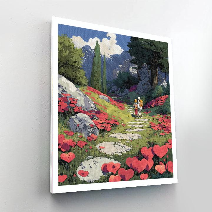 Heartfelt Paths Paint By Number