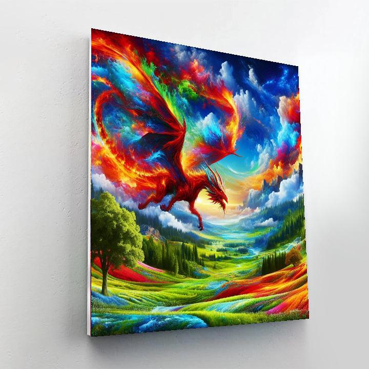 Enchanting Dragon Adventure Paint By Numbers