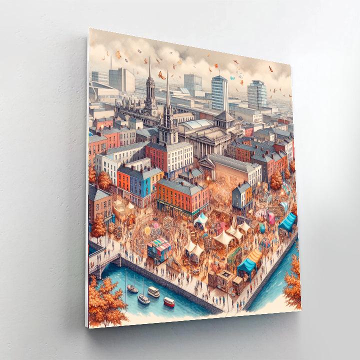 Dublin Fringe Festival - Dublin Painting Number Kit