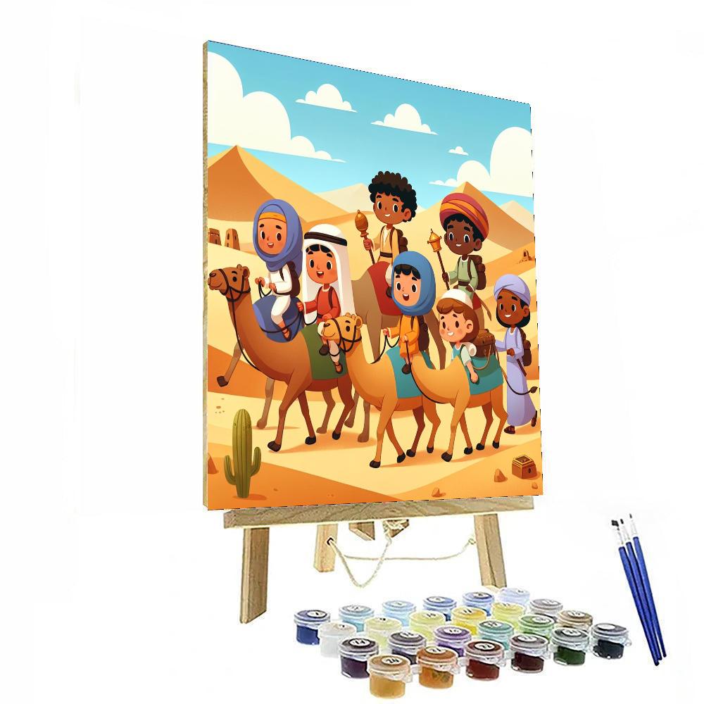 Daring Desert Expedition Painting Number Kit