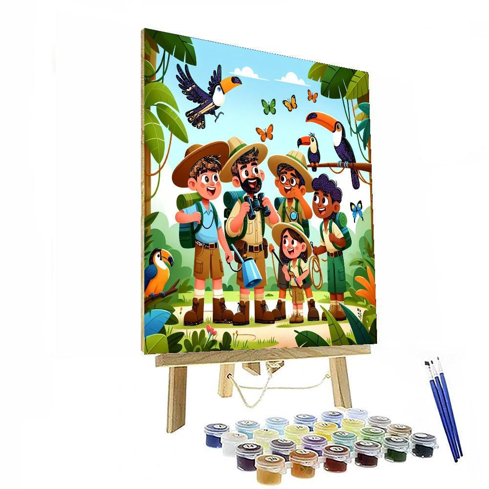 Amazing Adventures In The Jungle Number Painting