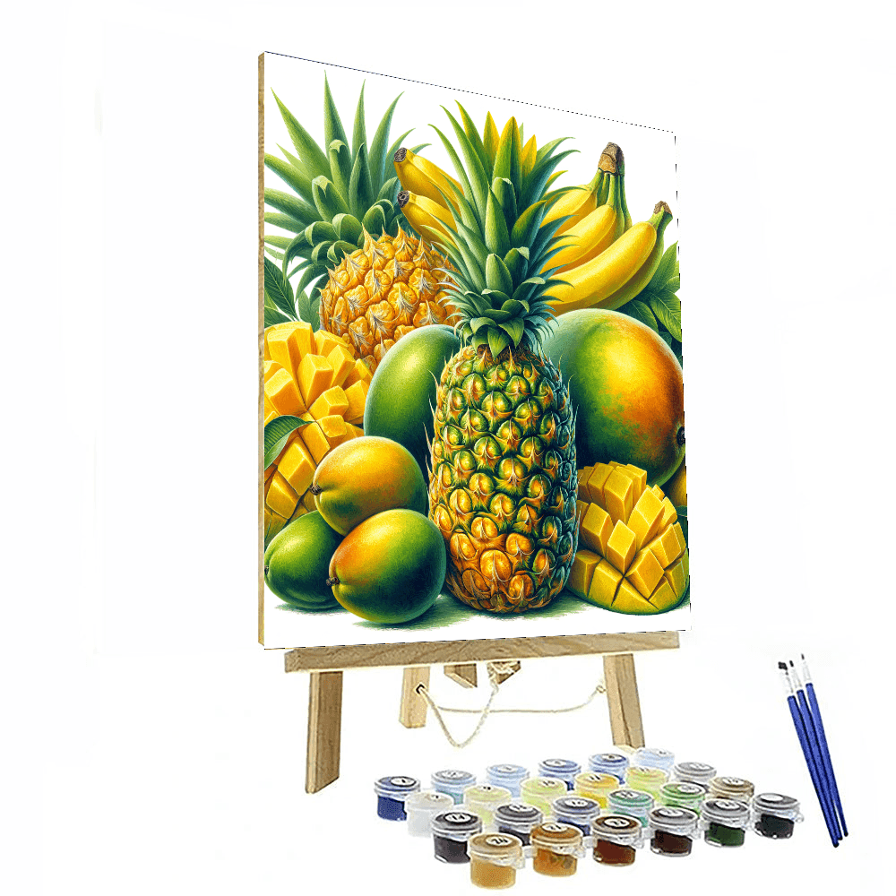 Tropical Fruit Fiesta Numbered Painting Kits