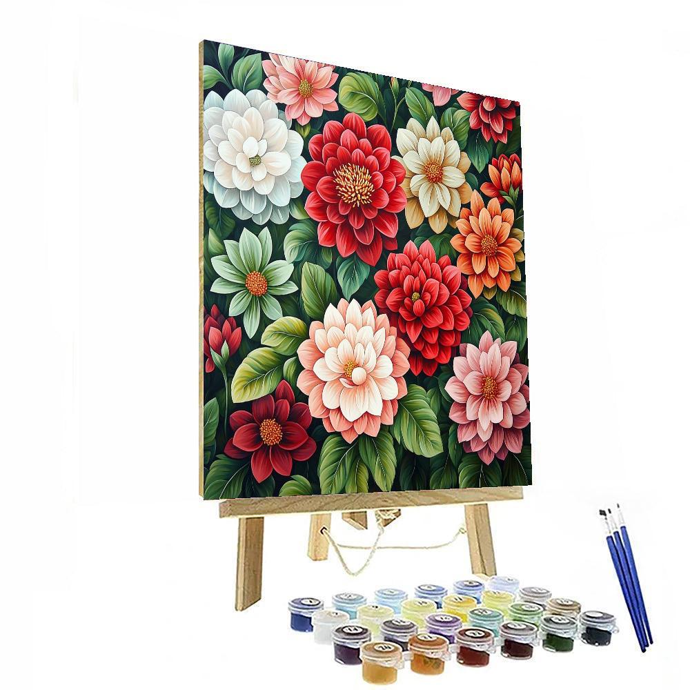 Frida Kahlo Inspired Blooming Emotions  Painting Number Kit