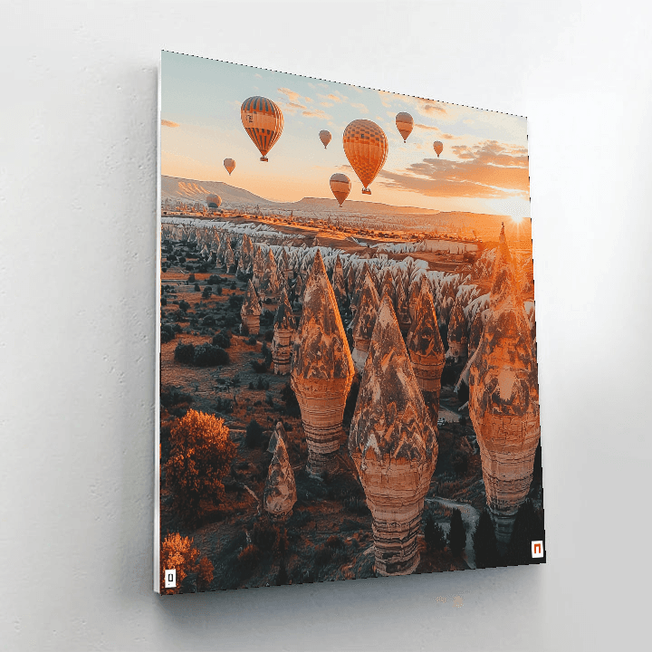 Cappadocia's Fairy Chimneys Numbered Painting Kits
