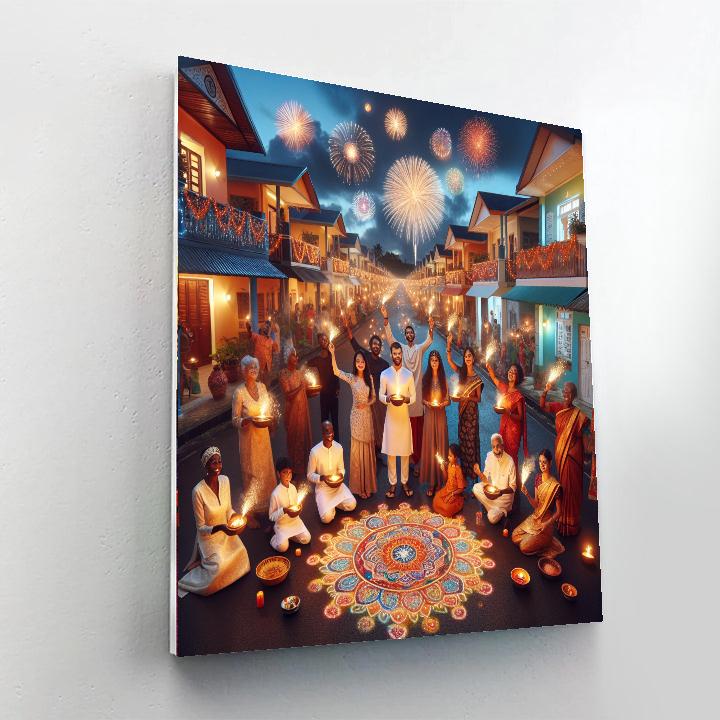 Diwali - Mauritius Numbered Painting Kits