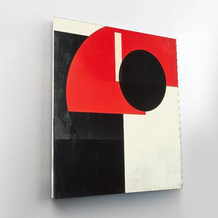 Kazimir Malevich Inspired Radiant Contrasts  DIY Paint By Numbers