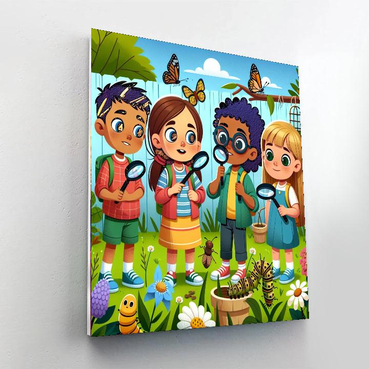 Backyard Nature Detectives Paint By Numbers