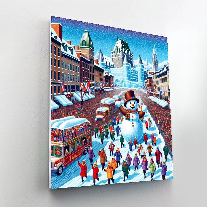 Carnaval De Quebec - Quebec City DIY Paint By Numbers