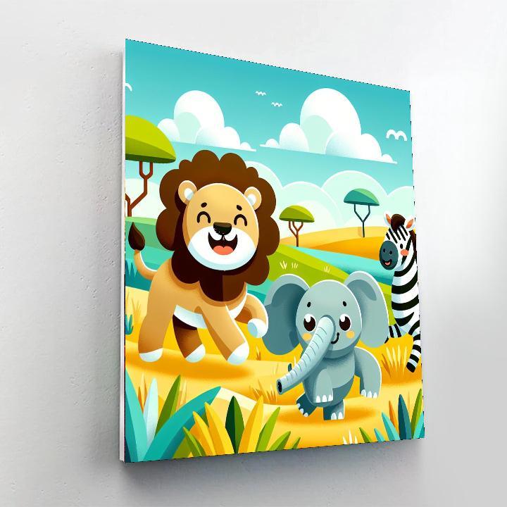 Safari Animal Safari Paint By Number