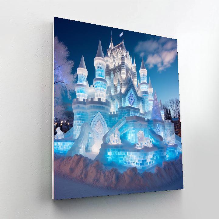 Snow And Ice Sculpture Festival - Canada Painting By Numbers Kit