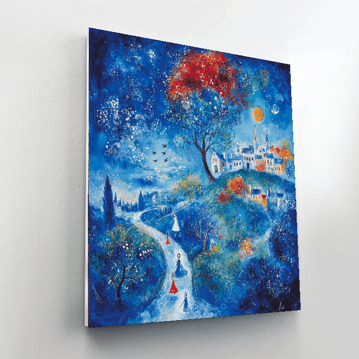 Marc Chagall Inspired Chagall's Dreamscape  Painting By Numbers Kit