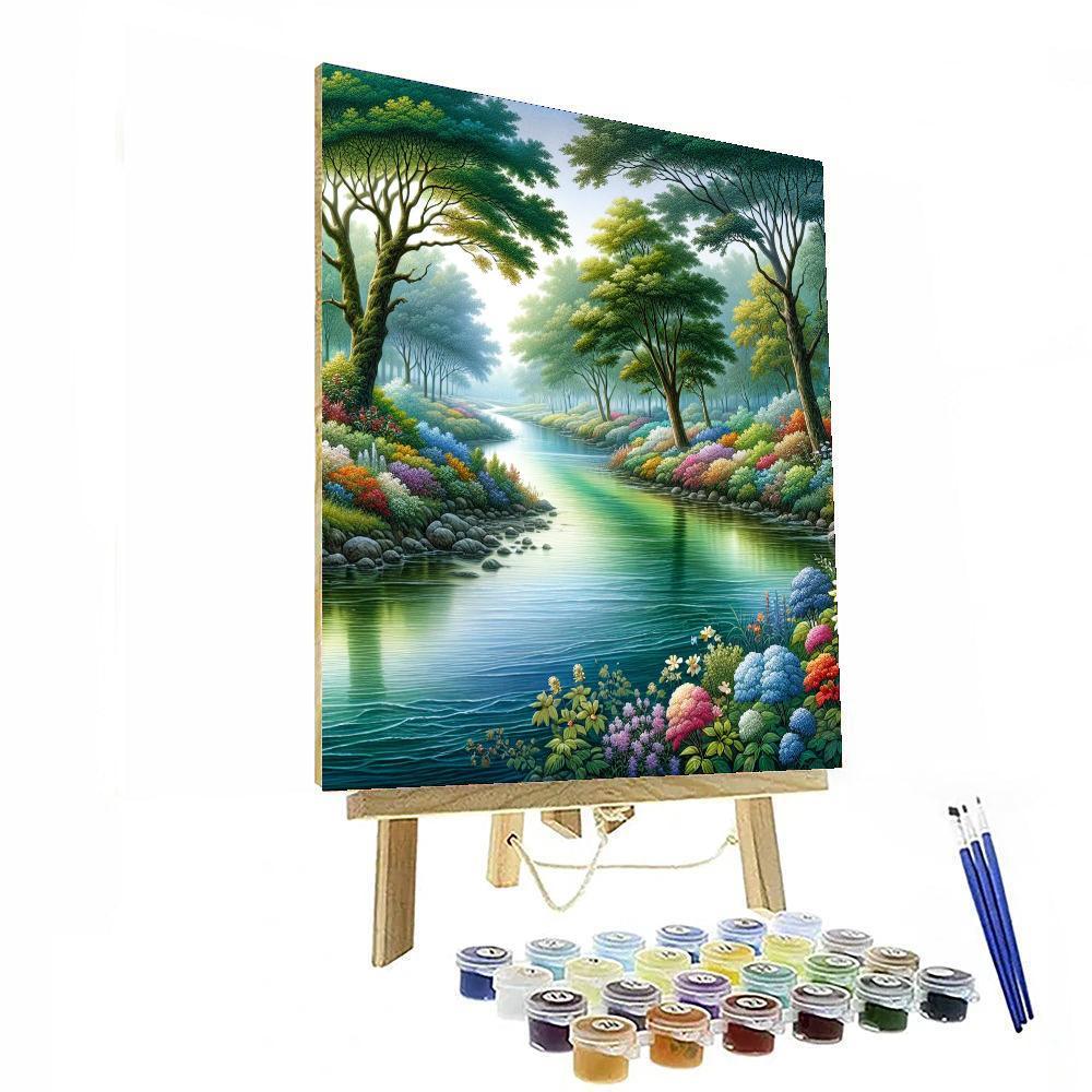 Calm River Journey Paint By Number
