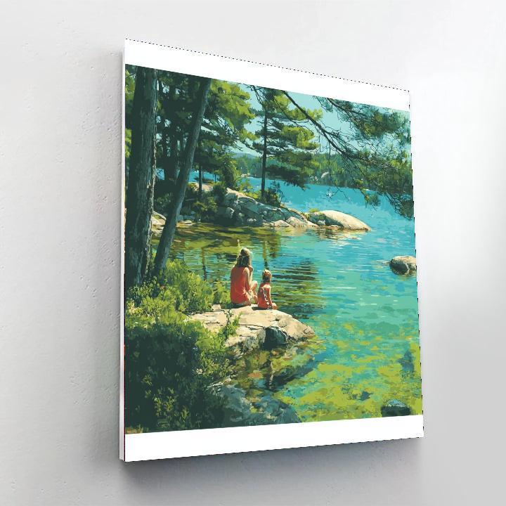 Quiet Moments Of Reflection Paint By Numbers Art