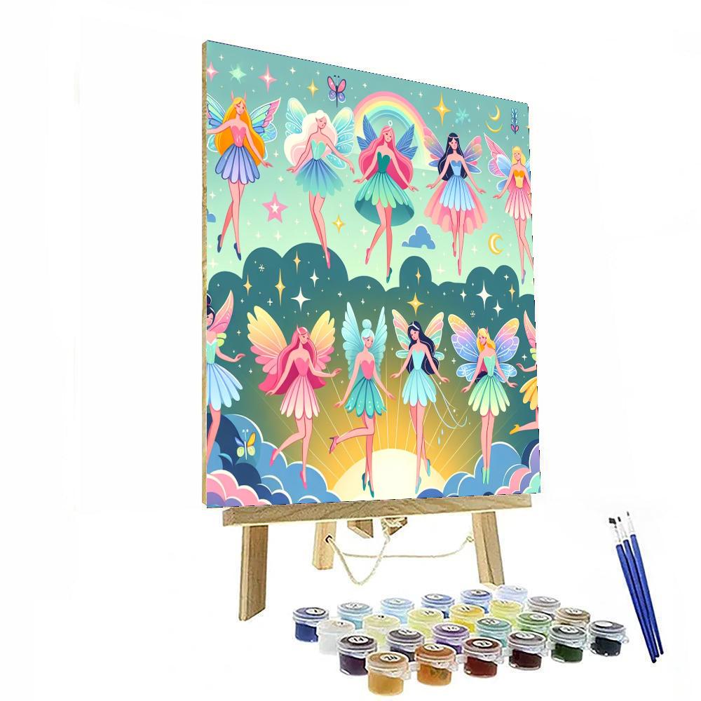 Flying Fairy Fantasy Painting By Numbers Kit