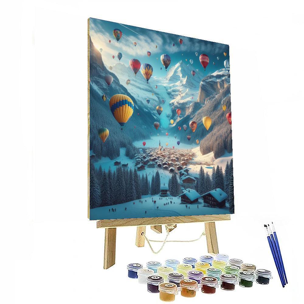 International Balloon Festival - Switzerland Paint By Numbers Art