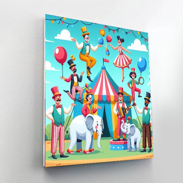 Fun At The Circus Paint By Numbers Kits