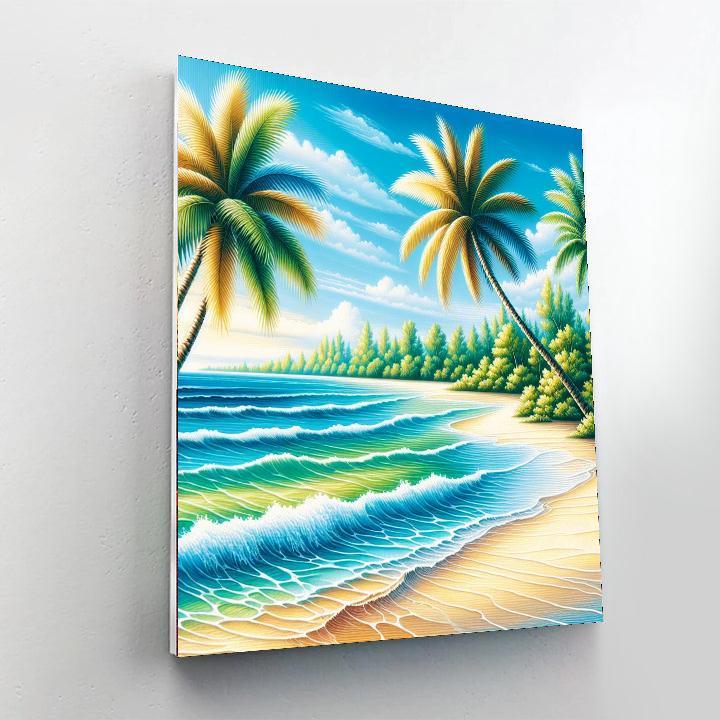 Fabulous Tropical Paradise Numbered Painting Kits