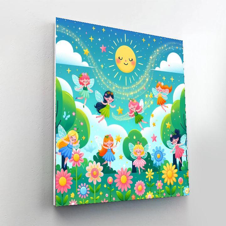 Glittering Fairyland Paint By Color