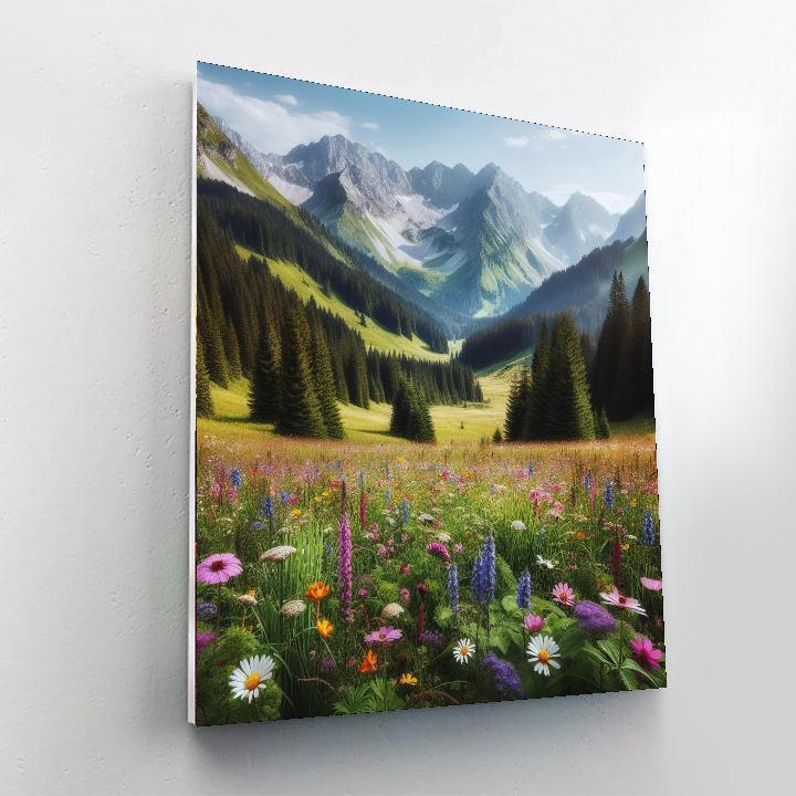Mystical Mountain Meadow Paint By Numbers Kits