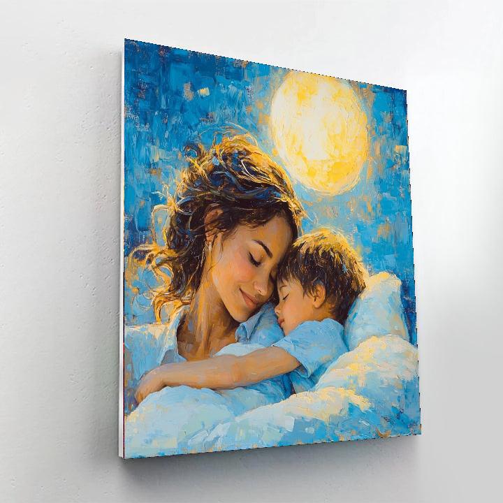 A Mother’s Kiss Painting By Numbers Kit