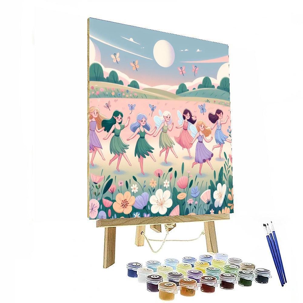 Enchanted Fairy Meadow Painting By Numbers Kit