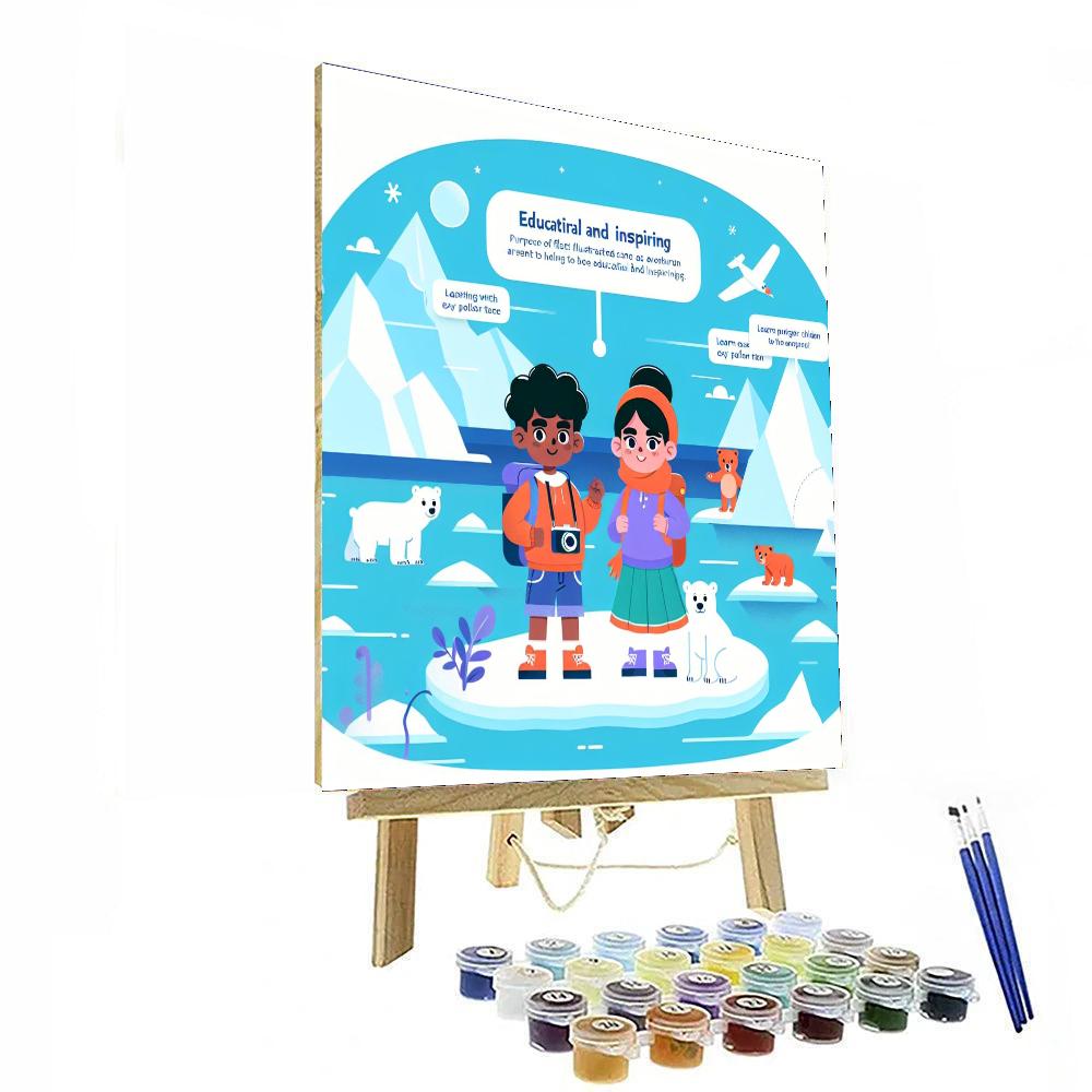 Arctic Exploration Mission Number Painting